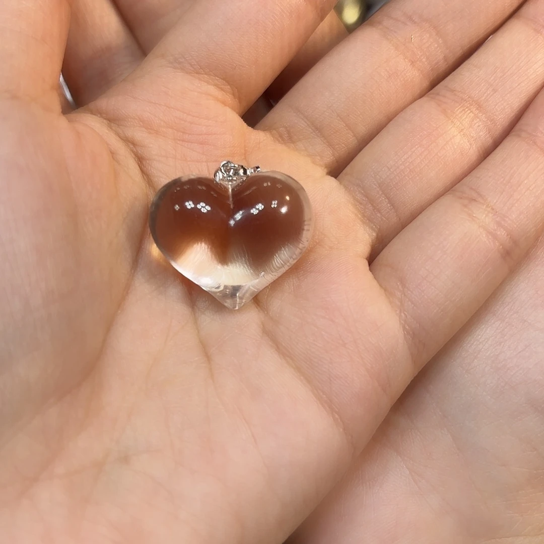 D****银S925镶嵌颈饰水晶吊坠