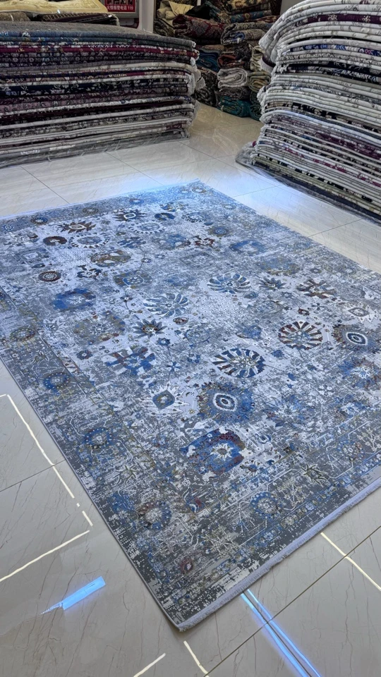 纯进口亚麻棉线地毯