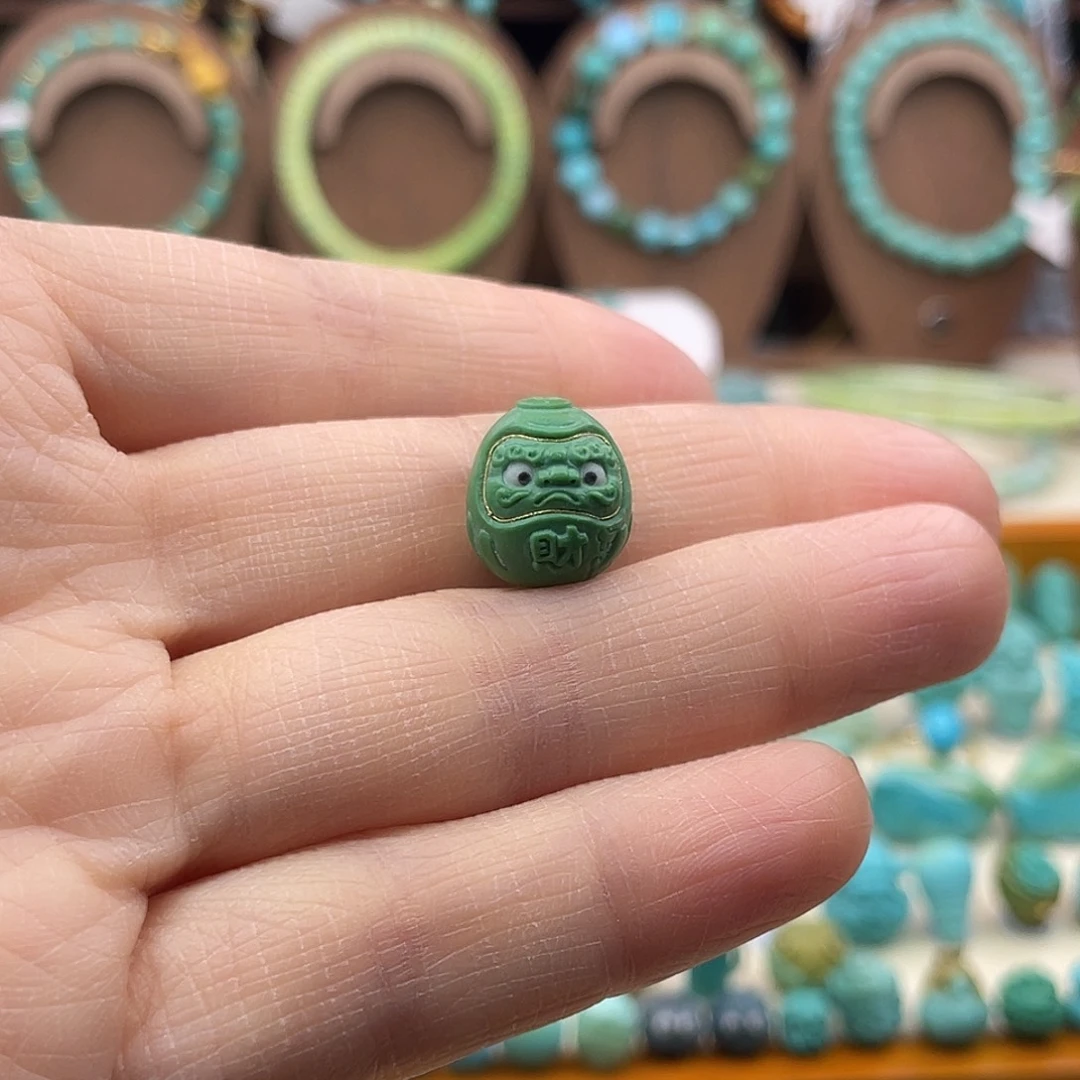 绿松石未镶嵌挂件