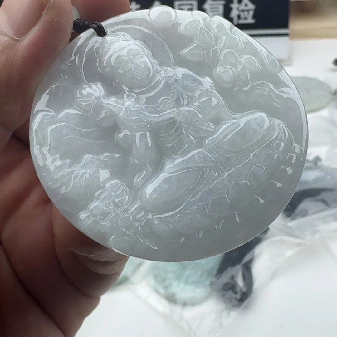 颈饰未镶嵌翡翠天然缅甸A货翡翠