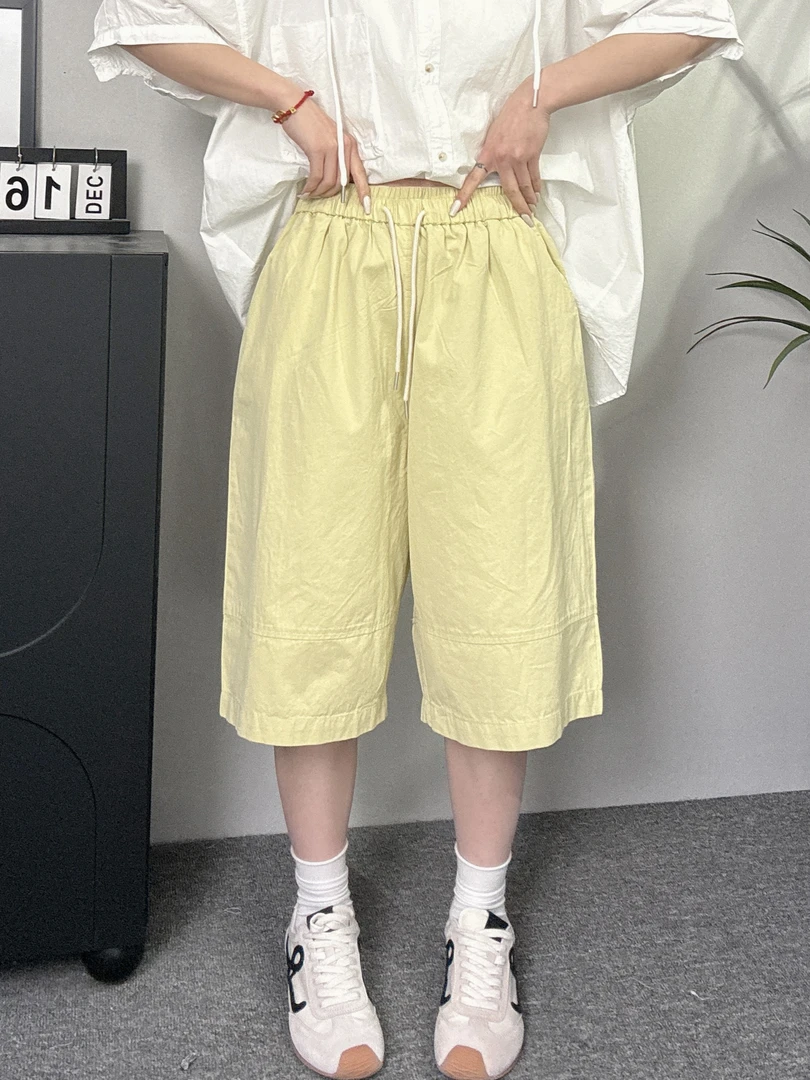 婉倾（百搭中裤）高品质宽松大板遮肉显瘦