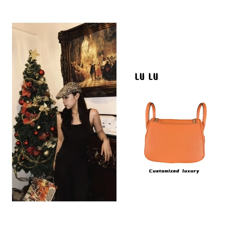 时尚百搭真皮女包阳 TA0231 林迪 ALD 黑 白 灰 橙