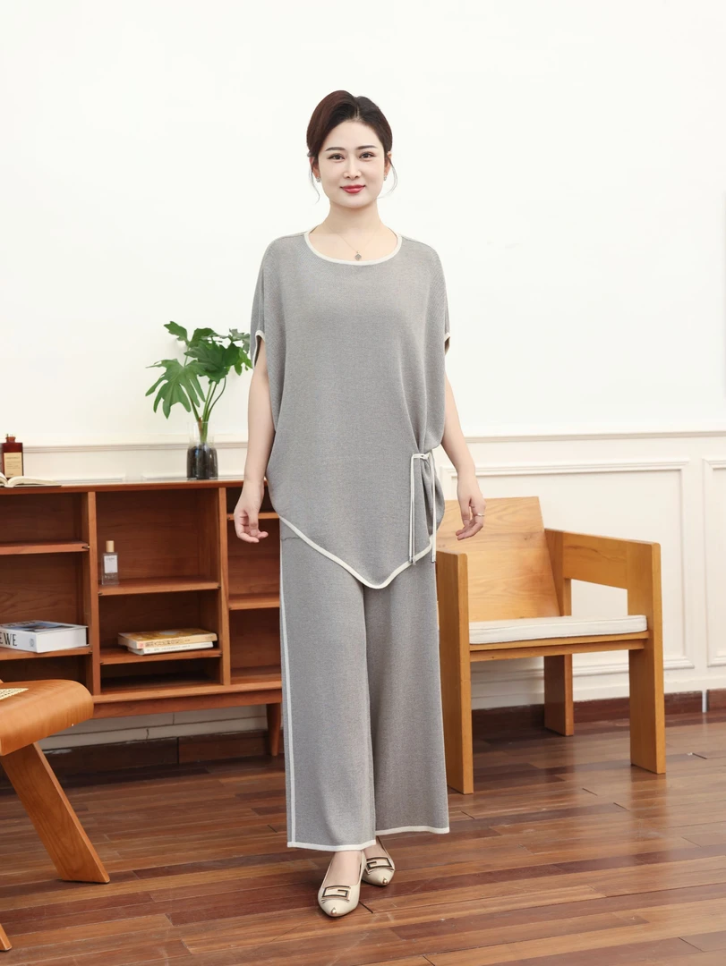 （105）湾湾奢品贵妇既视感显廋时尚百搭套装春夏款7.28YU