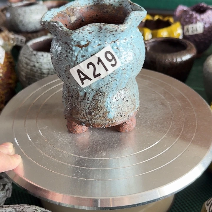 内口6高12粗陶手工