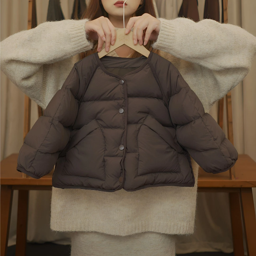 儿童羽绒服2025新款韩系洋气外穿男女通用外套中小童衣服25Y100