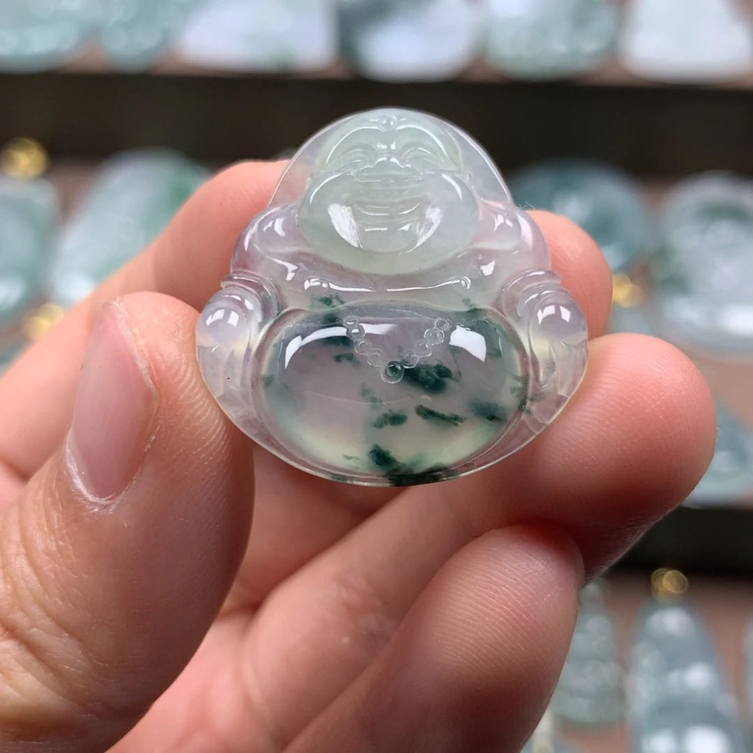 颈饰未镶嵌翡翠天然翡翠