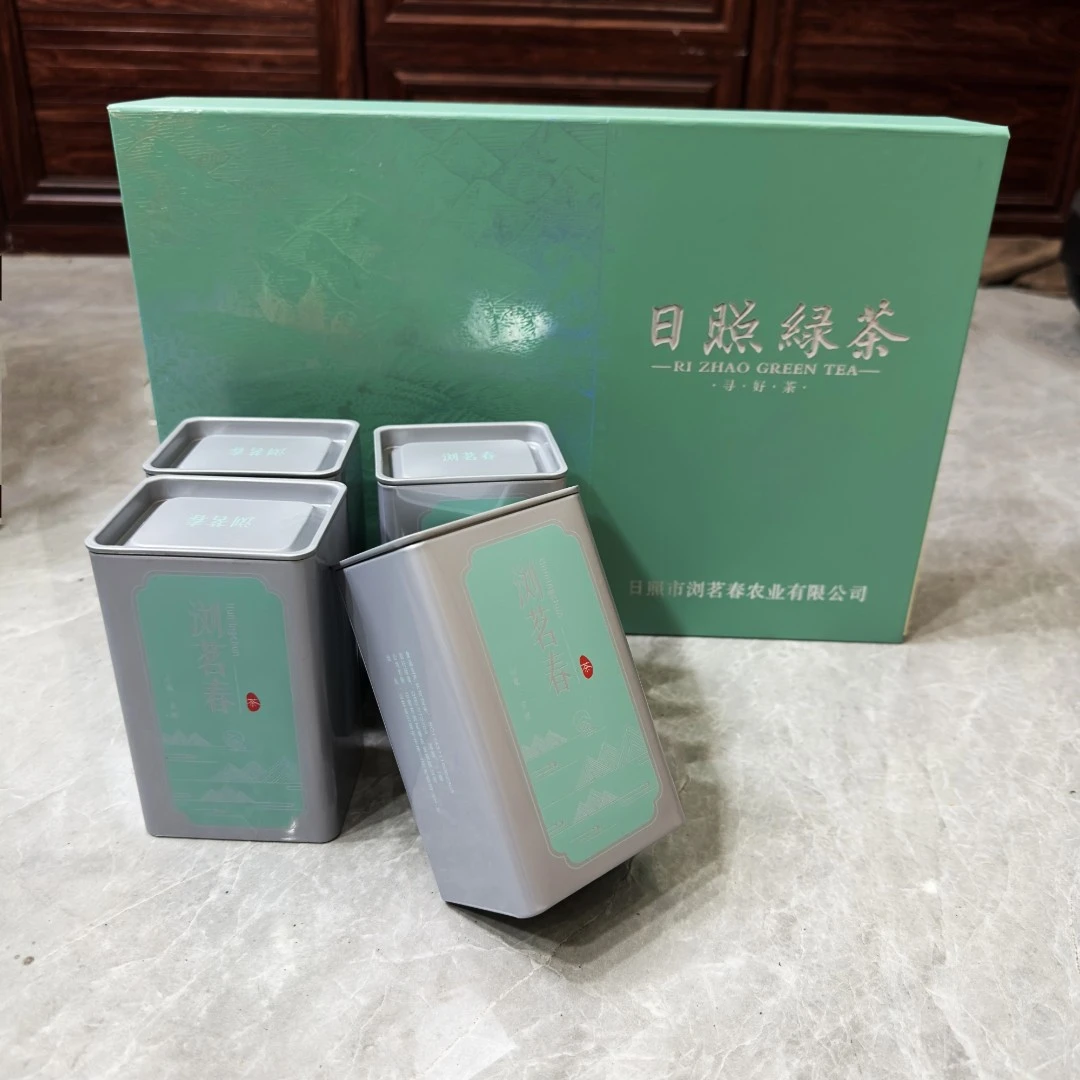 L1-2日照绿茶生态茶园礼盒浓香型板栗香2025年新茶250克/盒