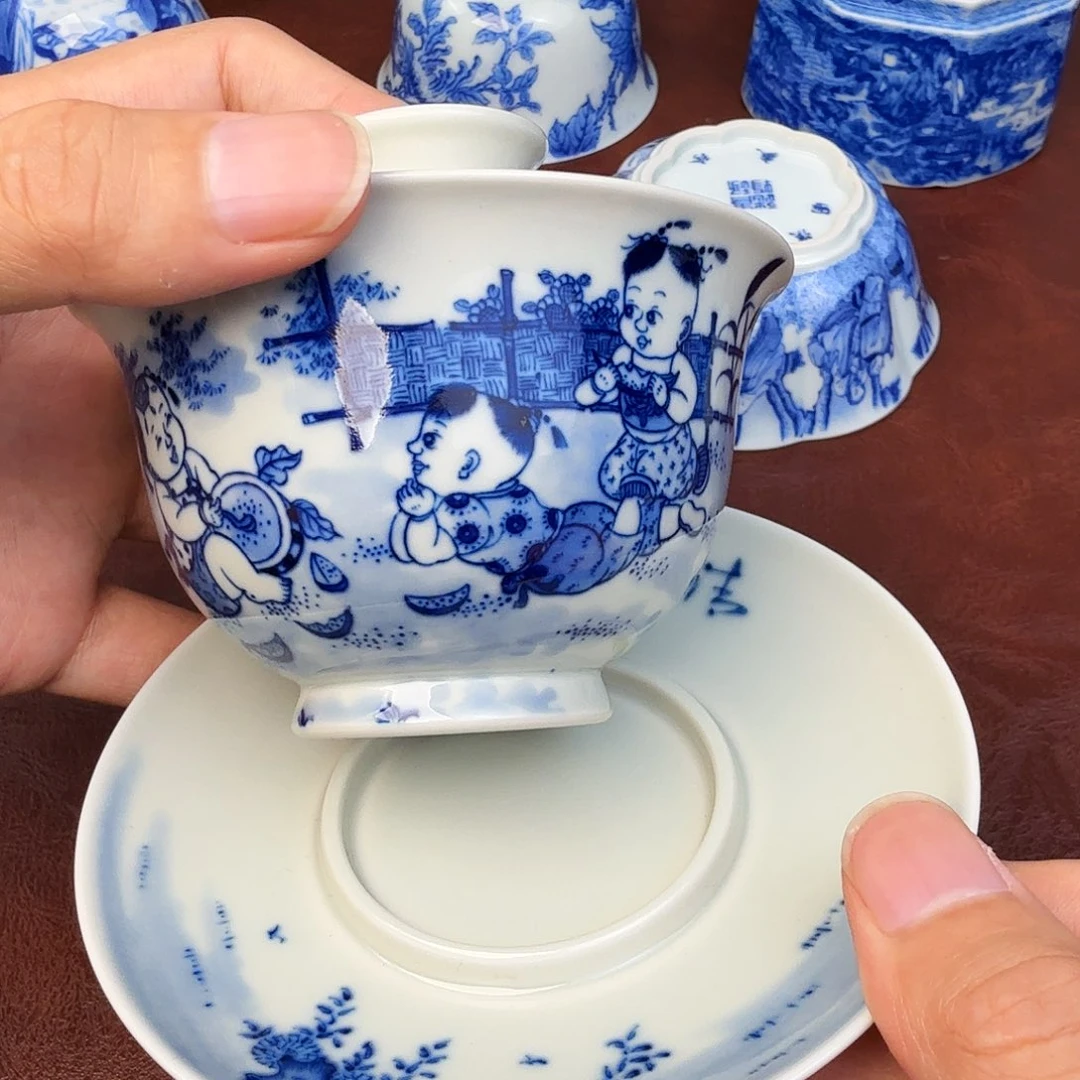 现代景德镇全手工全手绘茶具