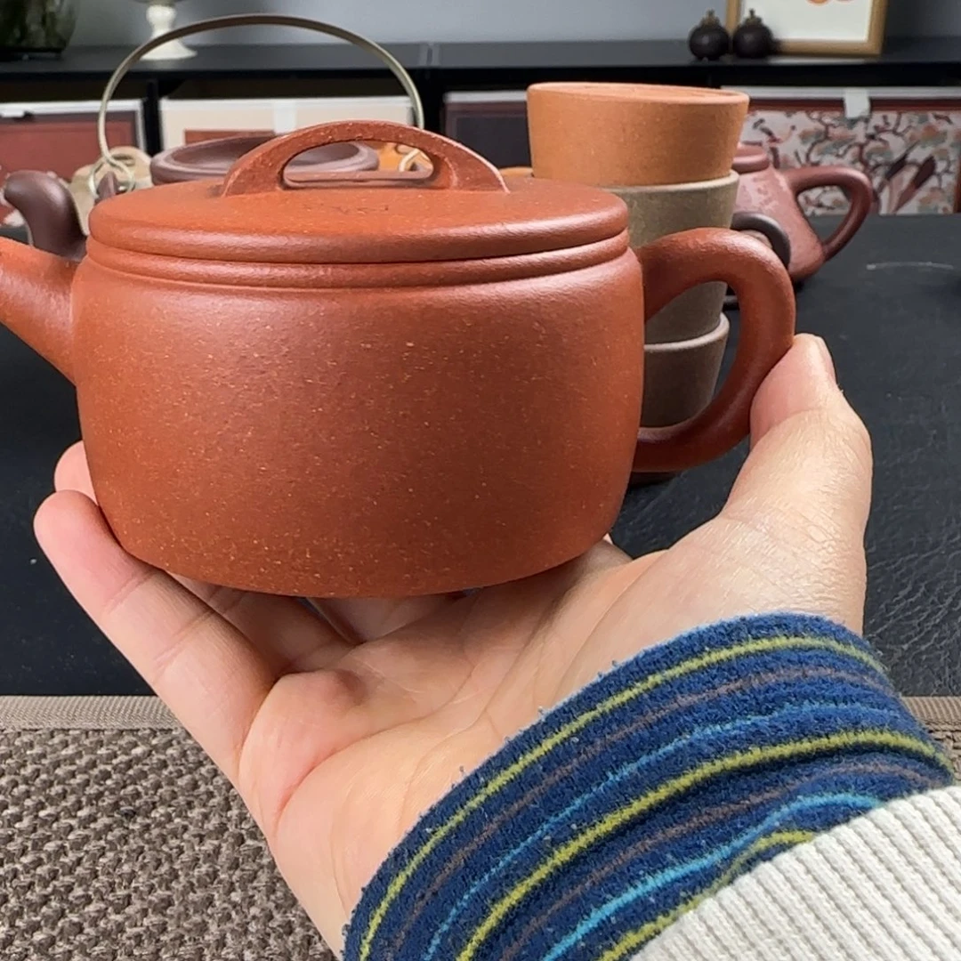 茶壶紫砂微瑕汉瓦
