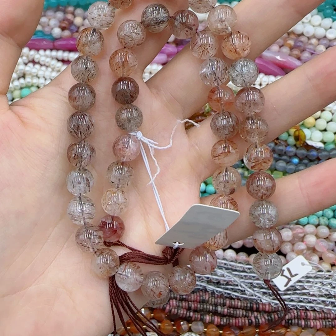 玛瑙/玉髓未镶嵌珠宝半成品【**_黑金超一条卡8