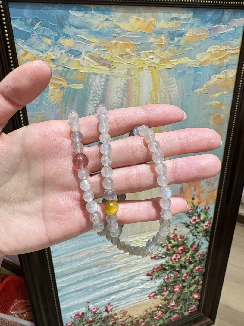 天然拉长石手串 多样性发一 L02