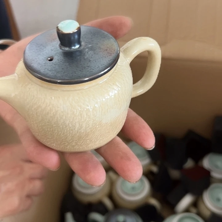 龙泉云间青瓷小米茶器