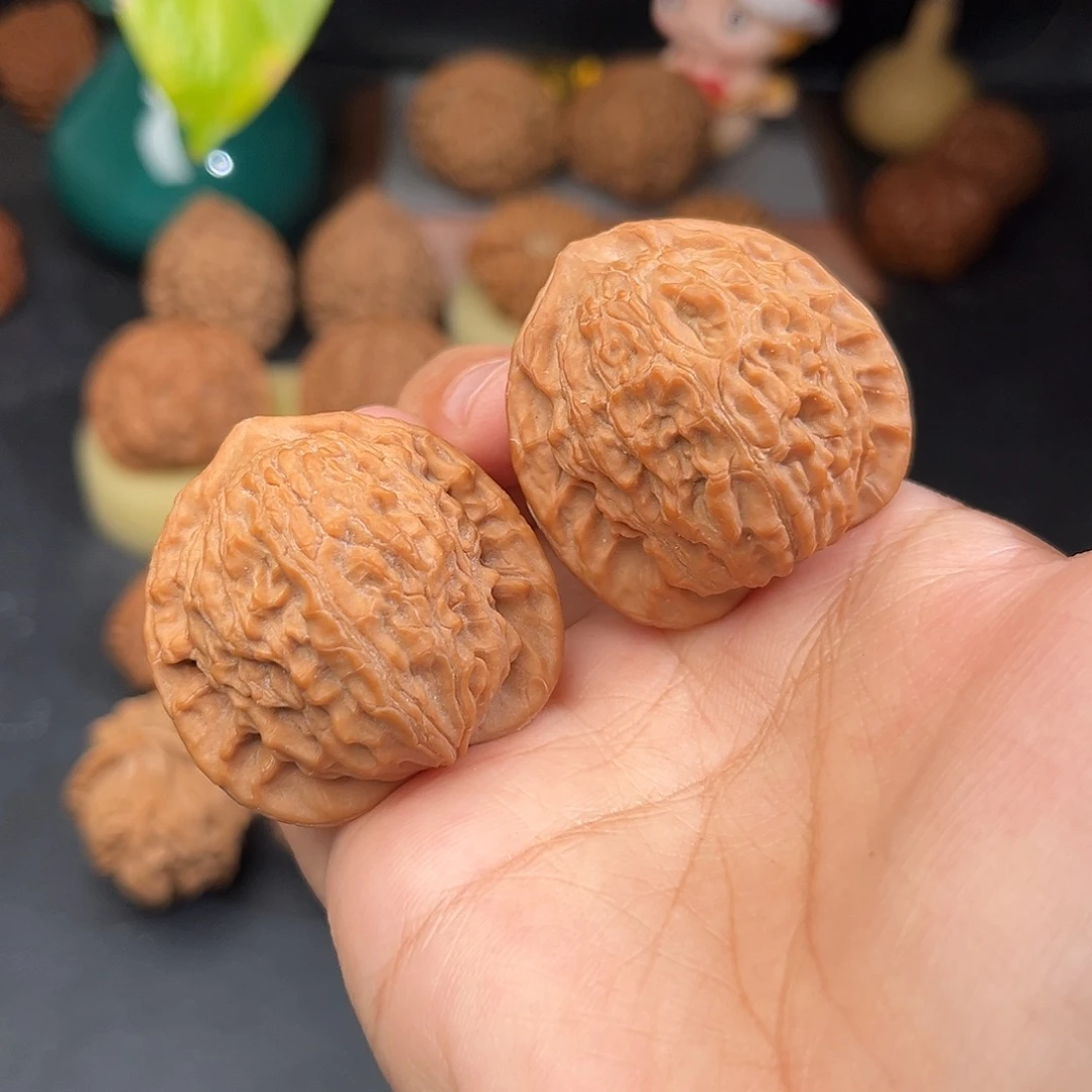 文玩核桃把件寿桃全品37