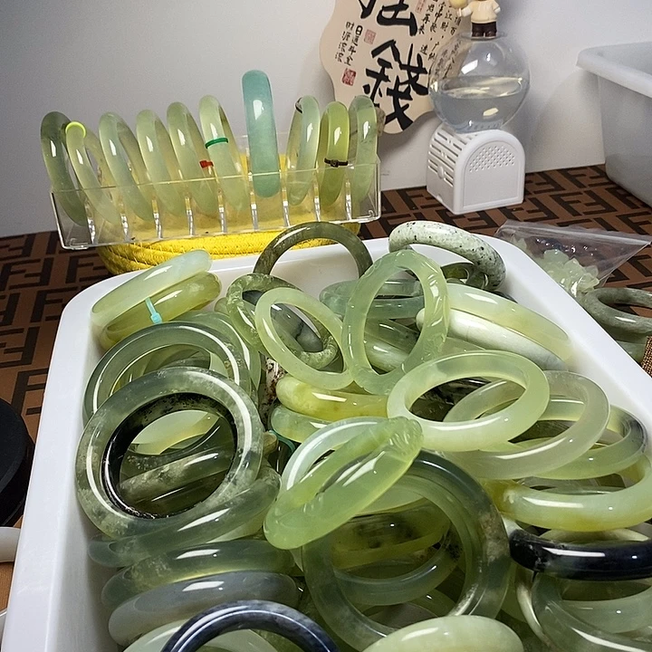 蛇纹石玉合金手镯