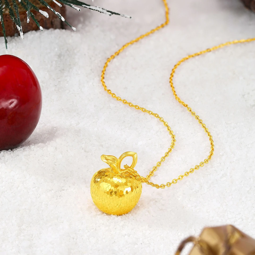 周大生圣诞平安夜礼物碎冰冰岁岁平安果小苹果送女友送老婆礼物