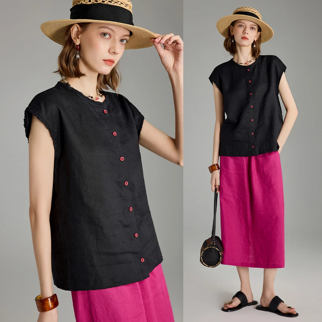 雾道 CANTO MOTTO时尚女式T恤WDJ620256B