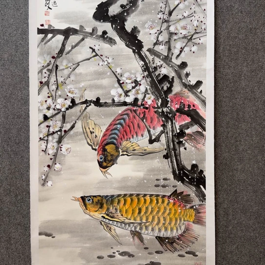 国画五半山人老师手绘作品