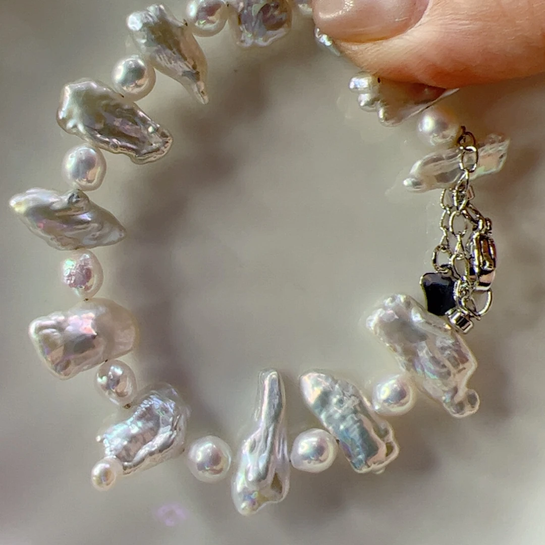 手链淡水珍珠合金255