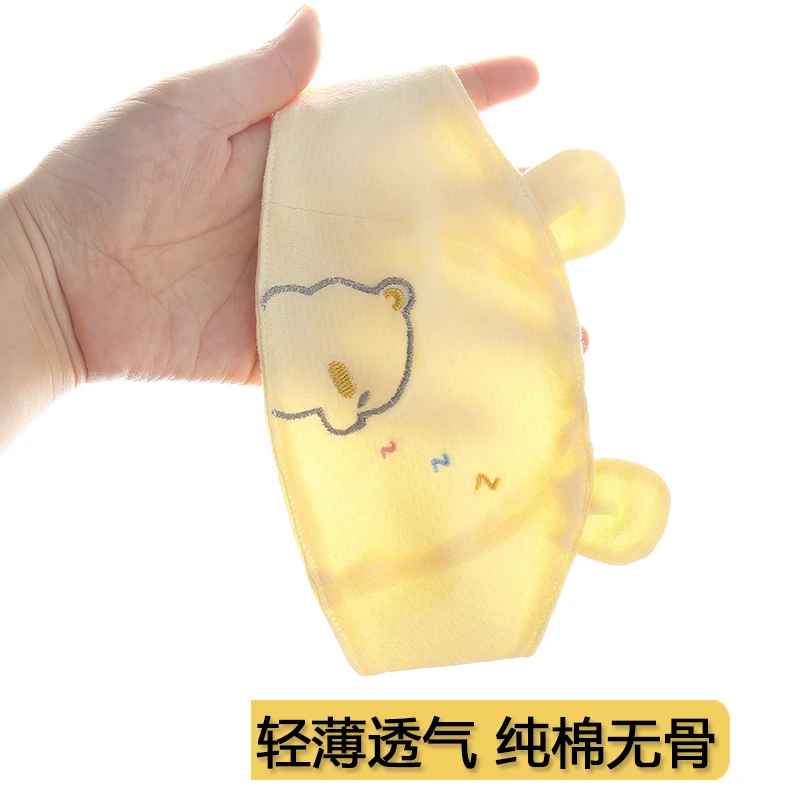 婴儿胎帽新生儿囟门夏季帽子薄款卤门纯棉凉帽卤门帽男女宝宝空顶