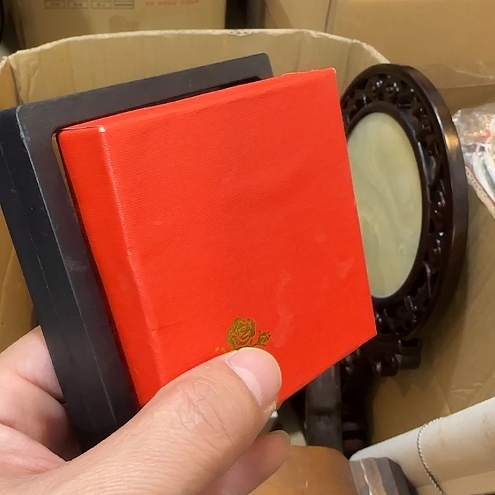 谢***霖紫檀木类书架老物件老物件