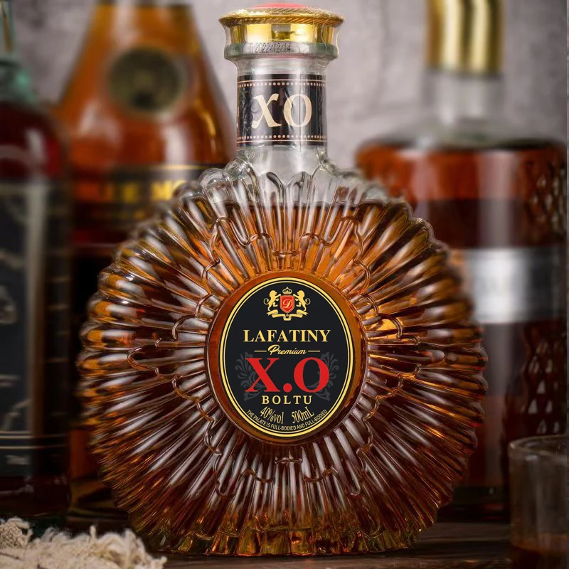(团)无礼盒博尔图XO500ml40度白兰地洋酒自饮送礼庆典聚会夜店