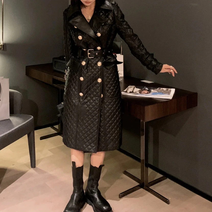 95新 BALMAIN/巴尔曼 皮衣外套/36码/Xsp32163
