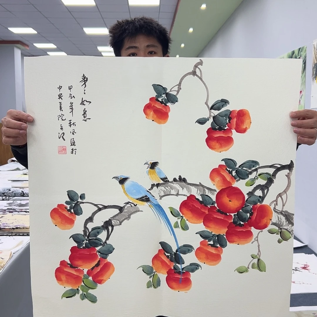 国画国画作品纯手绘作品