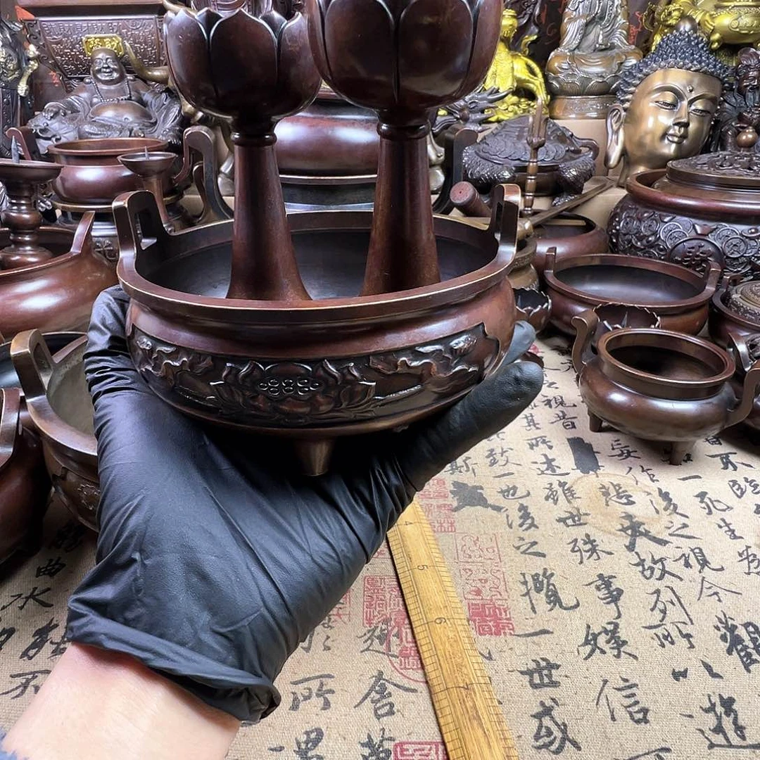 香炉 家用供香炉 风水摆件 聚宝盆 家居摆件