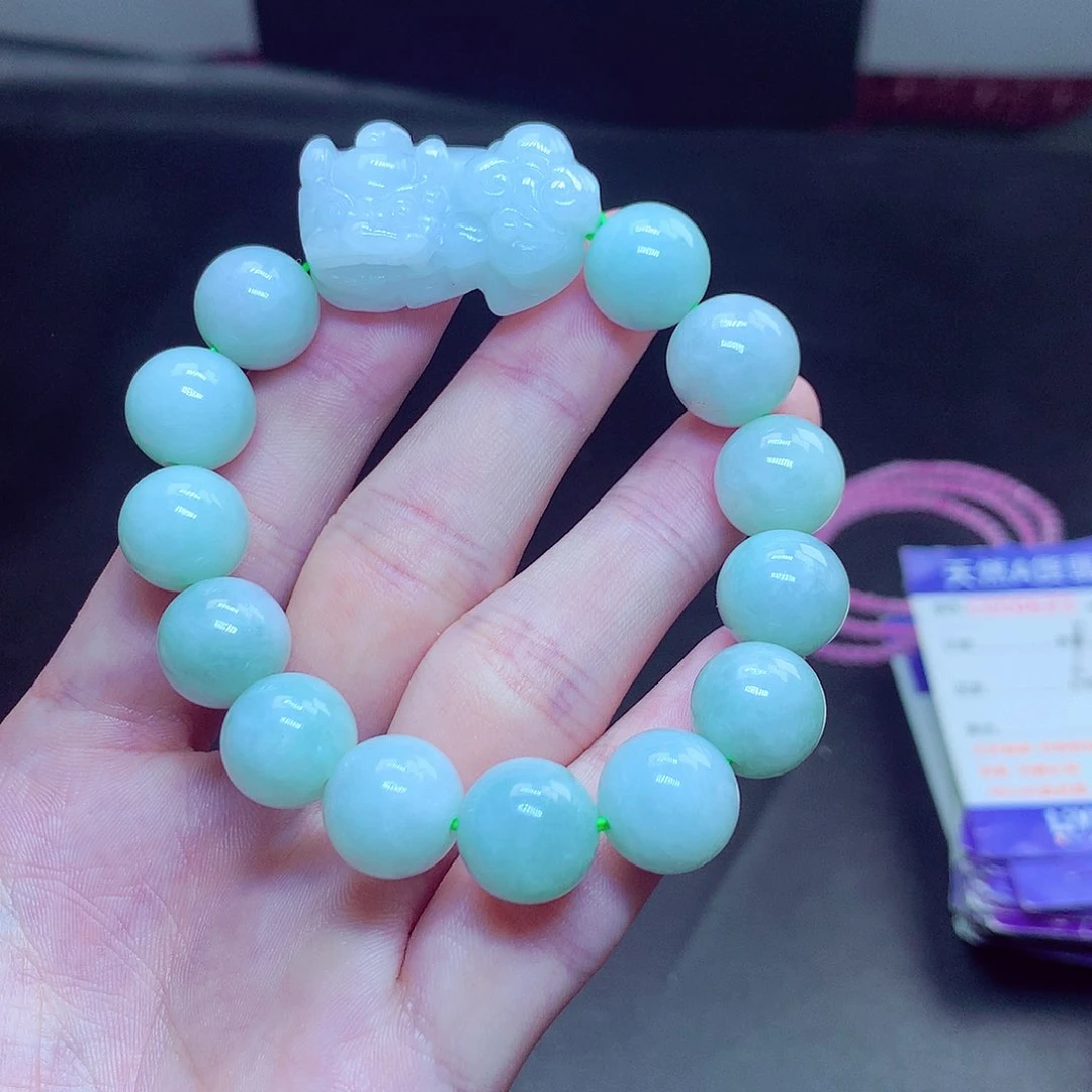 翡翠未镶嵌毛衣链