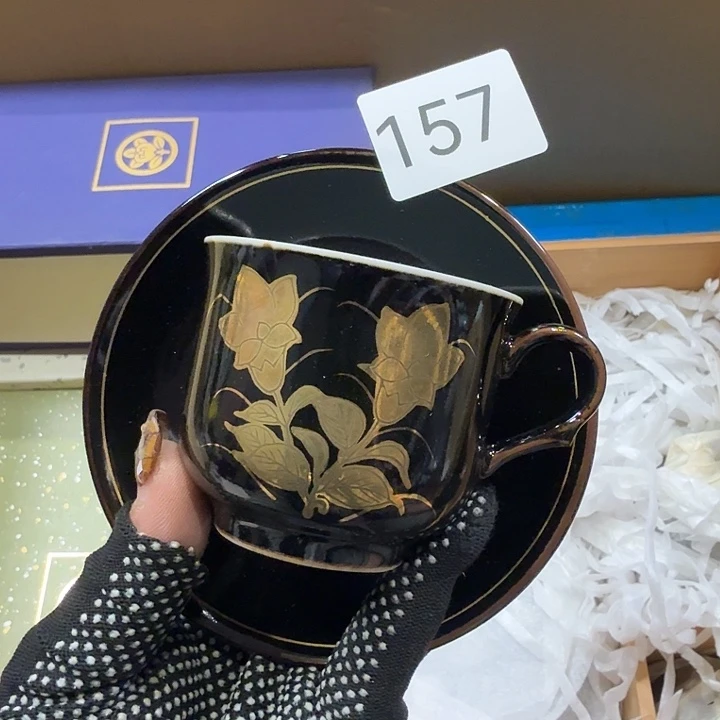 很好看的钵子五杯五碟带原盒