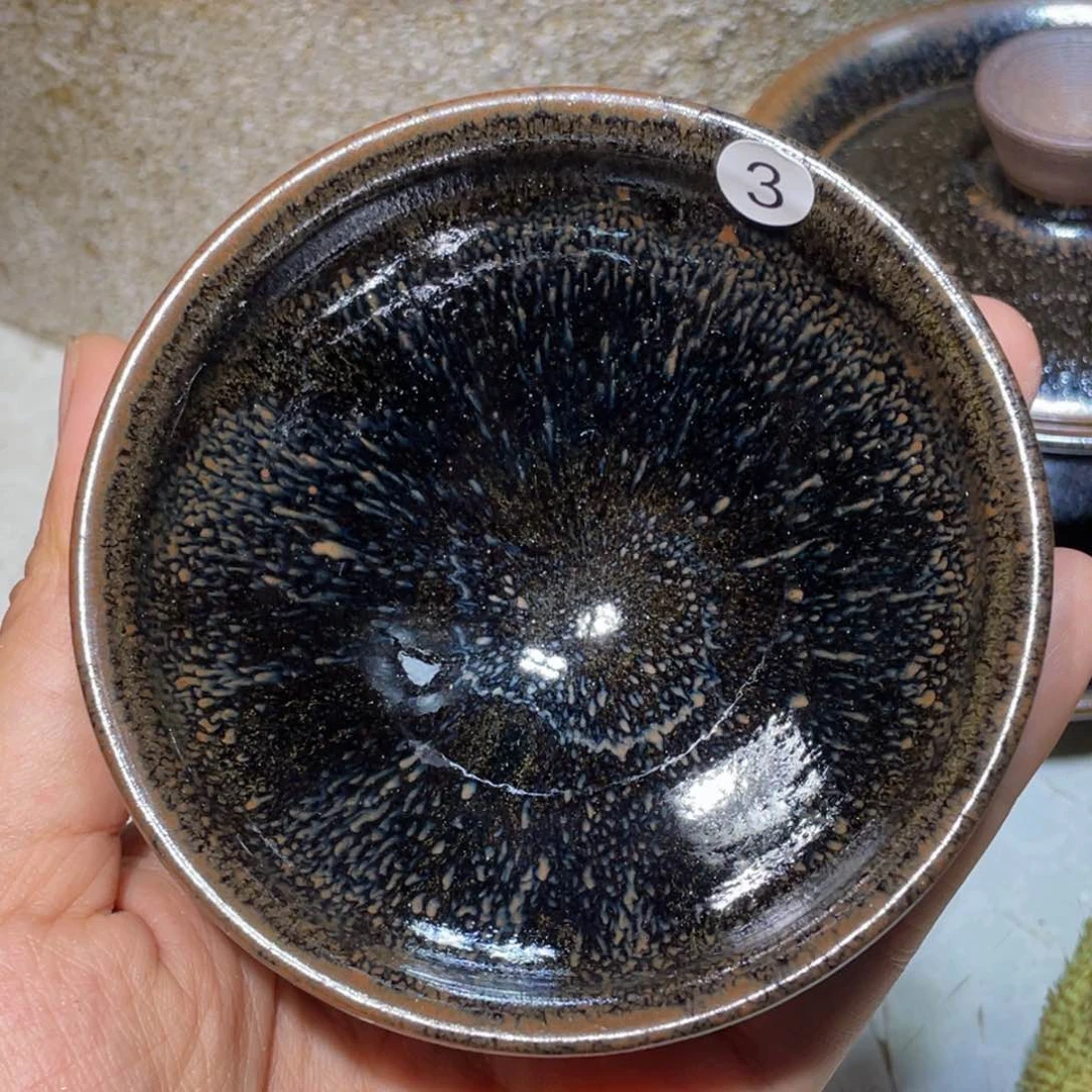 茶盏龙窑柴烧建盏3