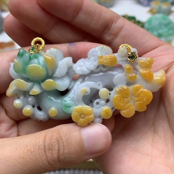 颈饰未镶嵌翡翠翡翠