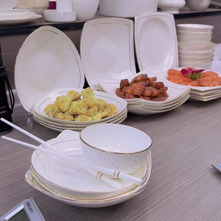 45%以上骨粉骨瓷描金自配订单180米