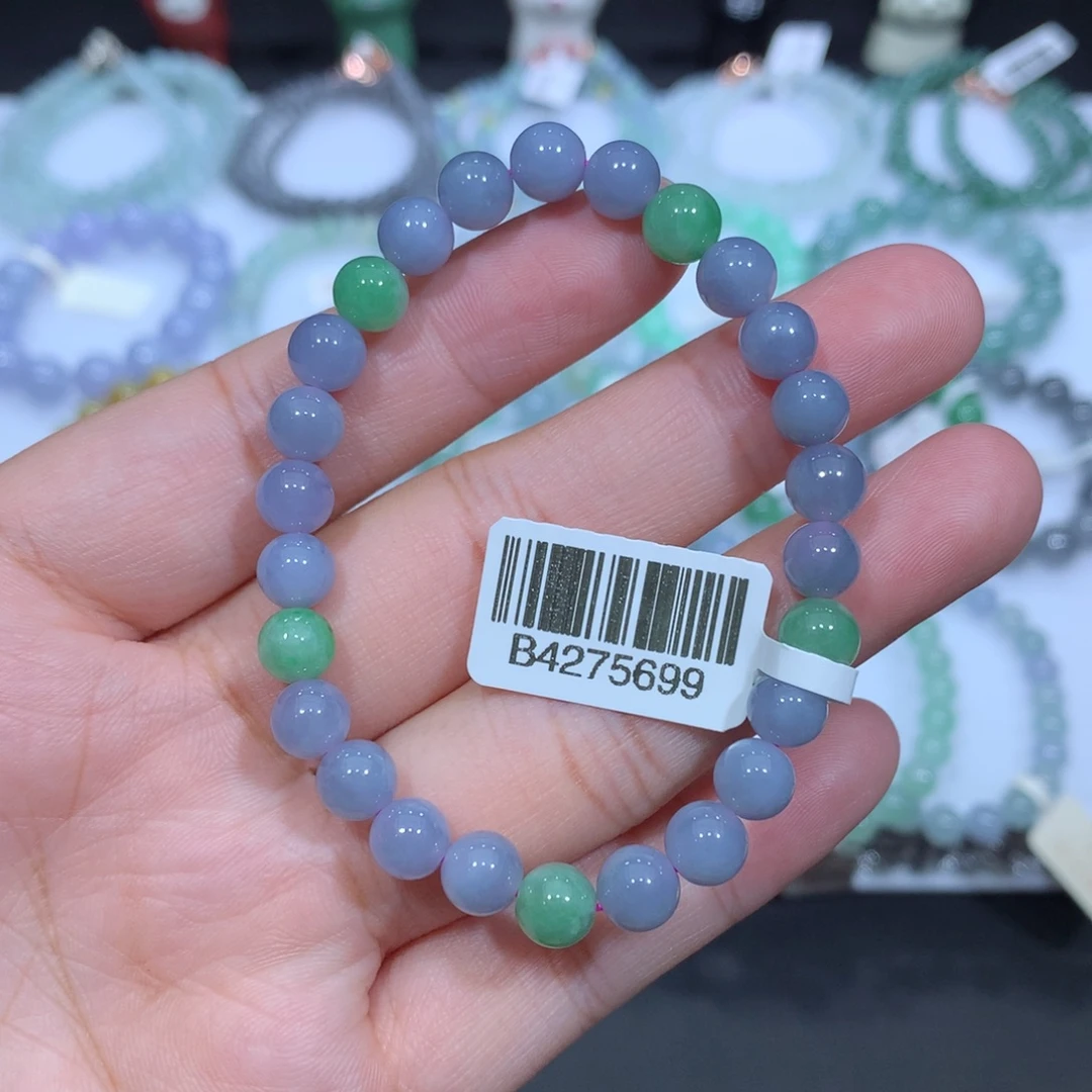 未镶嵌手串翡翠天然