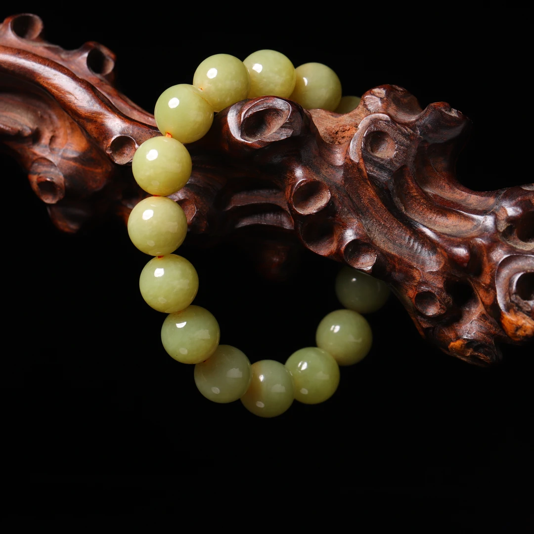 清代和田玉素手串-NX