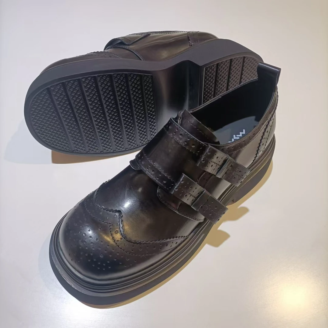 百搭少女风商务鞋子乐福鞋厚底复古英伦风薄款低帮低跟89188-12