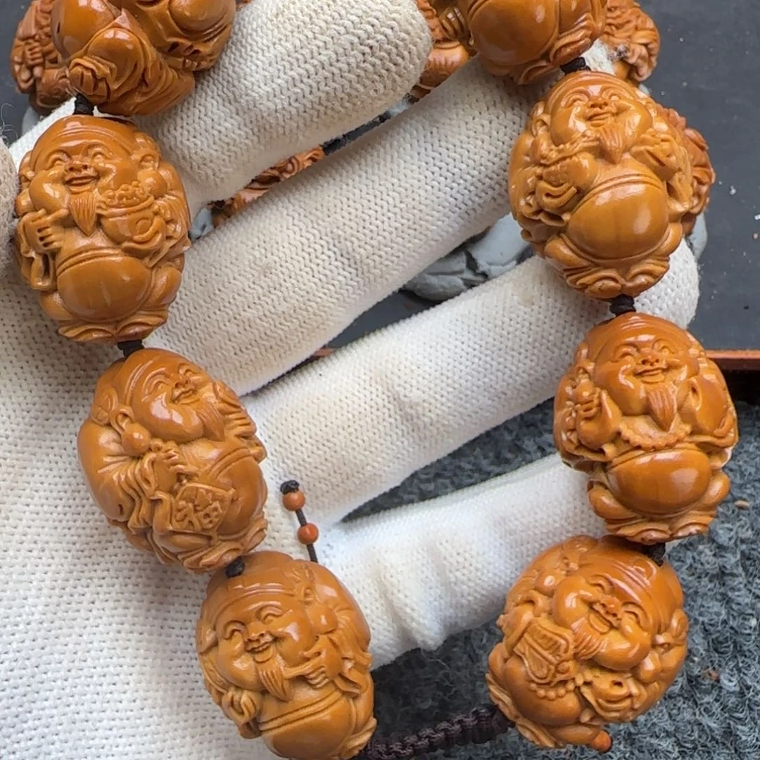 橄榄核手串/手链财神呀呀
