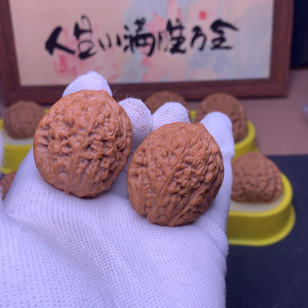 文玩核桃把件35大蒜头