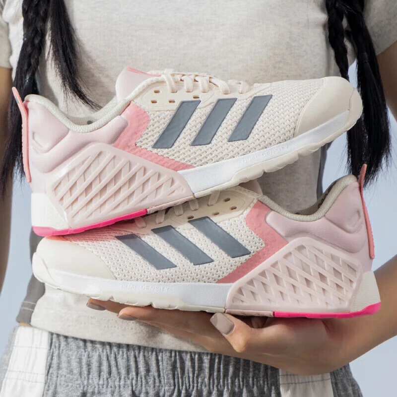 adidas/阿迪达斯 女鞋春季运动轻便透气舒适休闲耐磨训练鞋ID8635