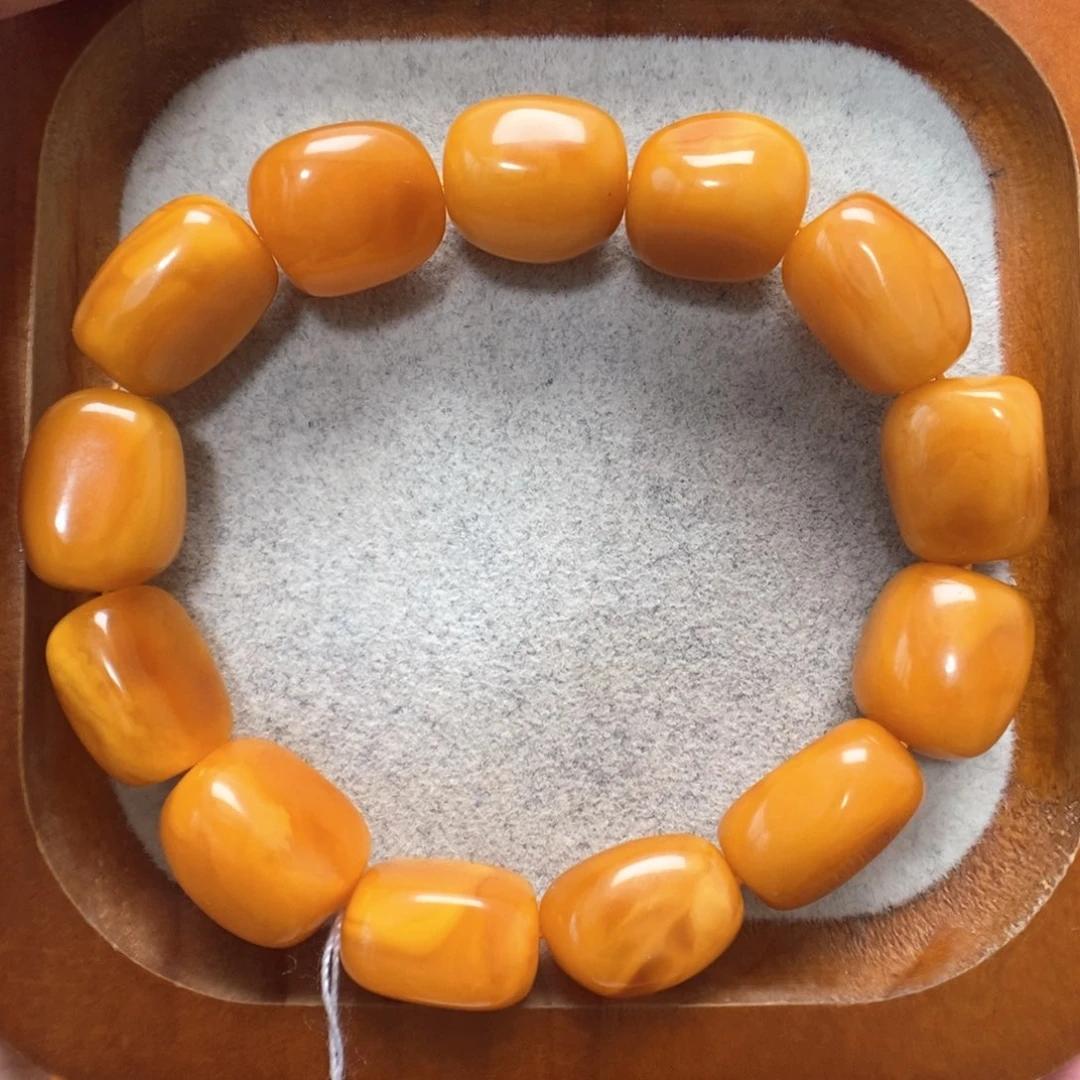 蜜蜡未镶嵌手串蜜蜡