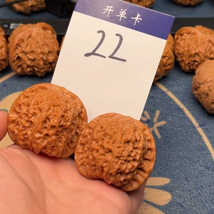 吊坠文玩核桃H**e血麒麟 42精修 22