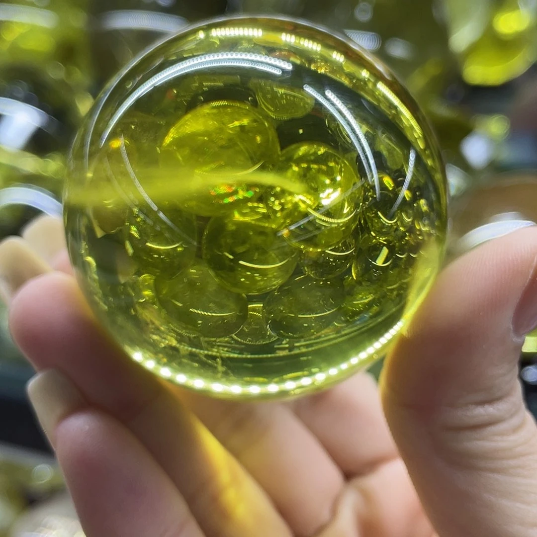 水晶水晶球摆件未镶嵌