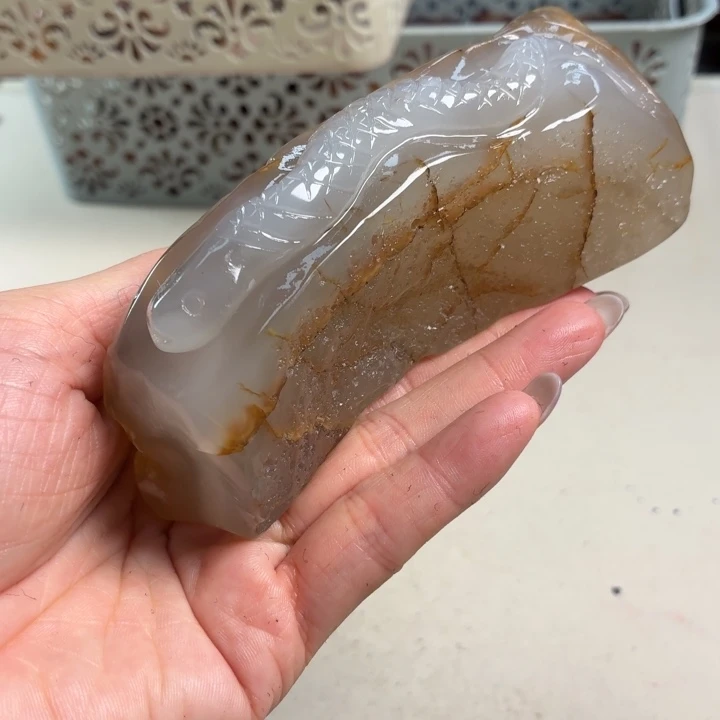 玛瑙/玉髓未镶嵌吊坠(不含链)