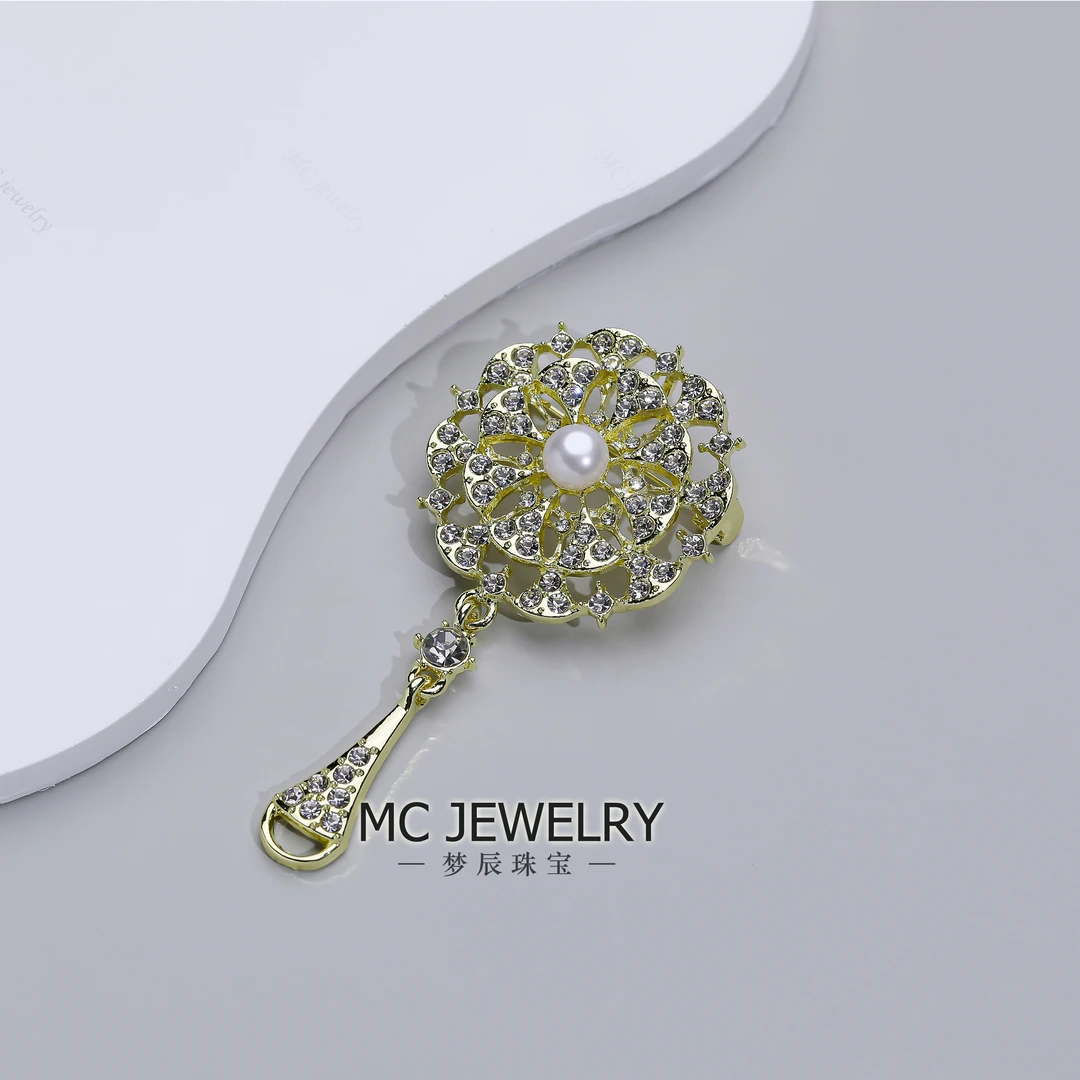 【新人福利】2024轻奢简约款淡水珍珠胸针7-8mm（非基地发货不带证）