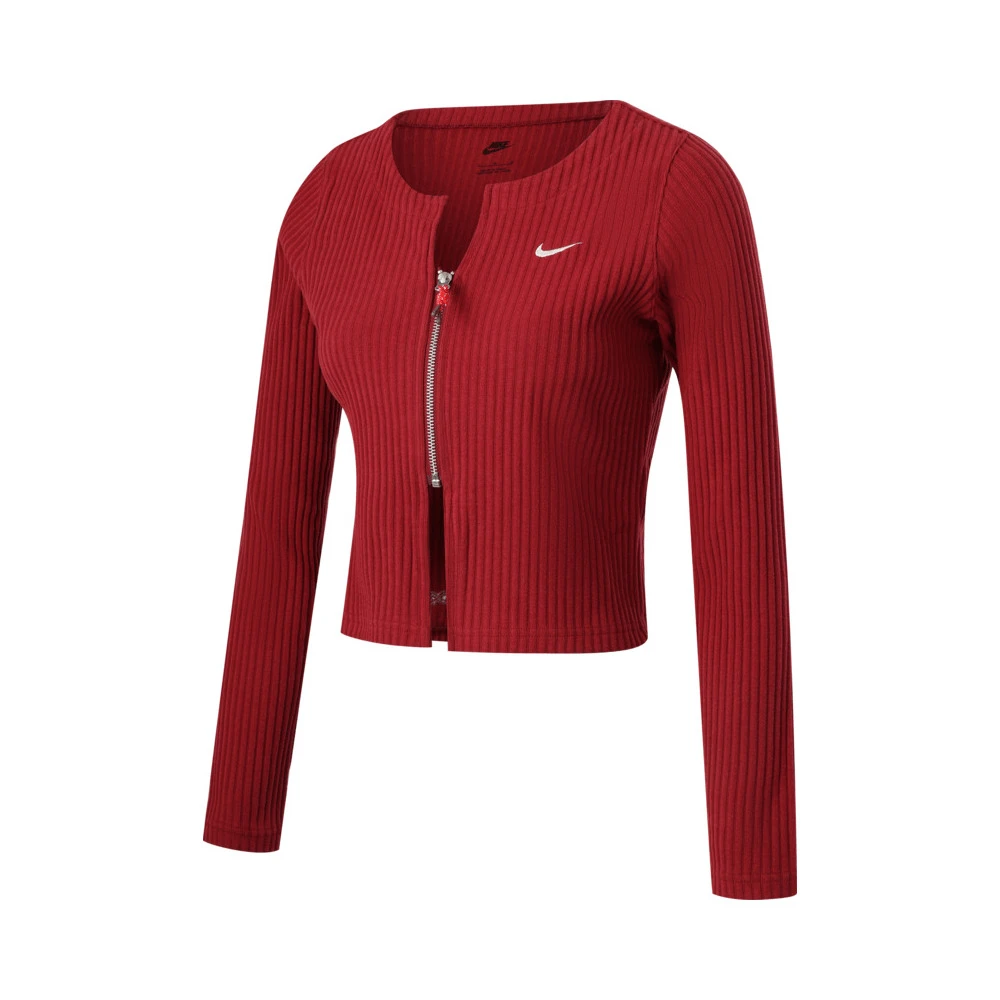 NIKE耐克2025女AS W NSW NK CHLL KNT RIB FZ毛线开衫HV8459-677