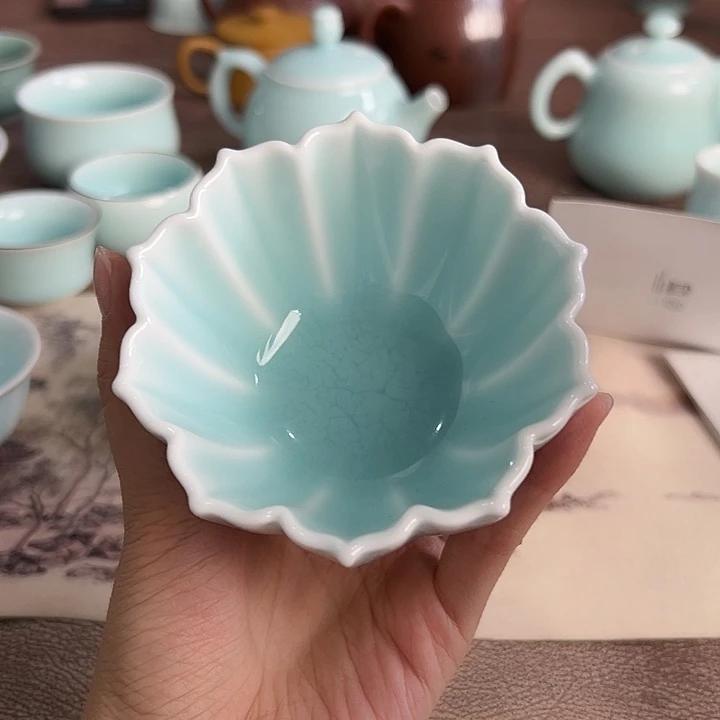 小米茶器龙泉青瓷