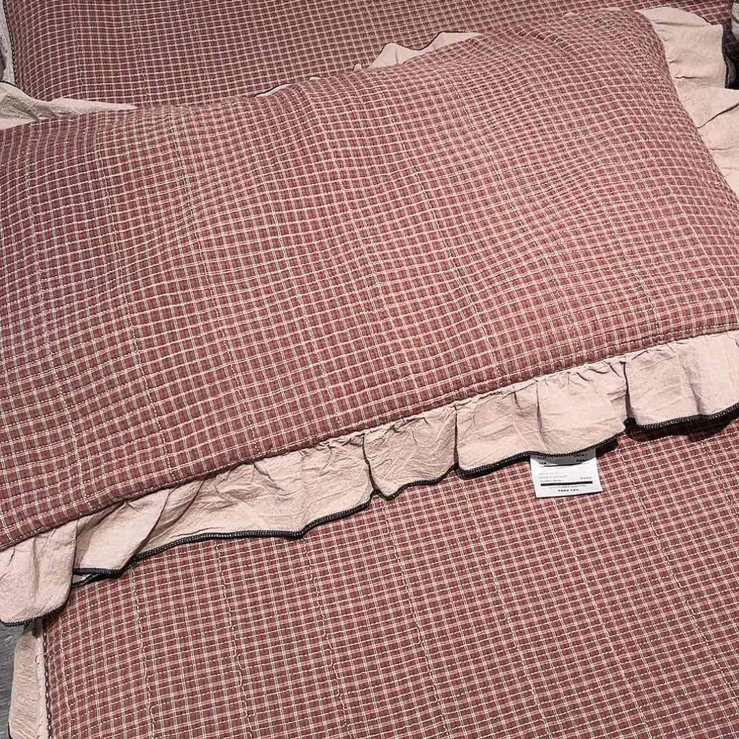 棉棉全棉床盖三件套2.5x2.7m