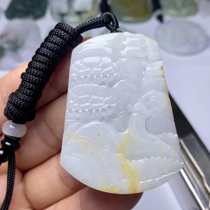 颈饰未镶嵌翡翠翡翠