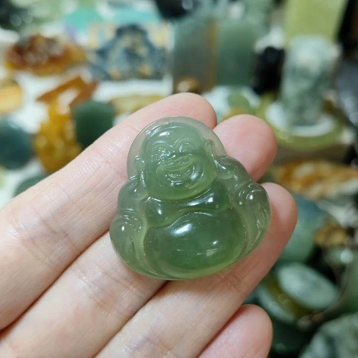 岫玉未镶嵌挂坠款式