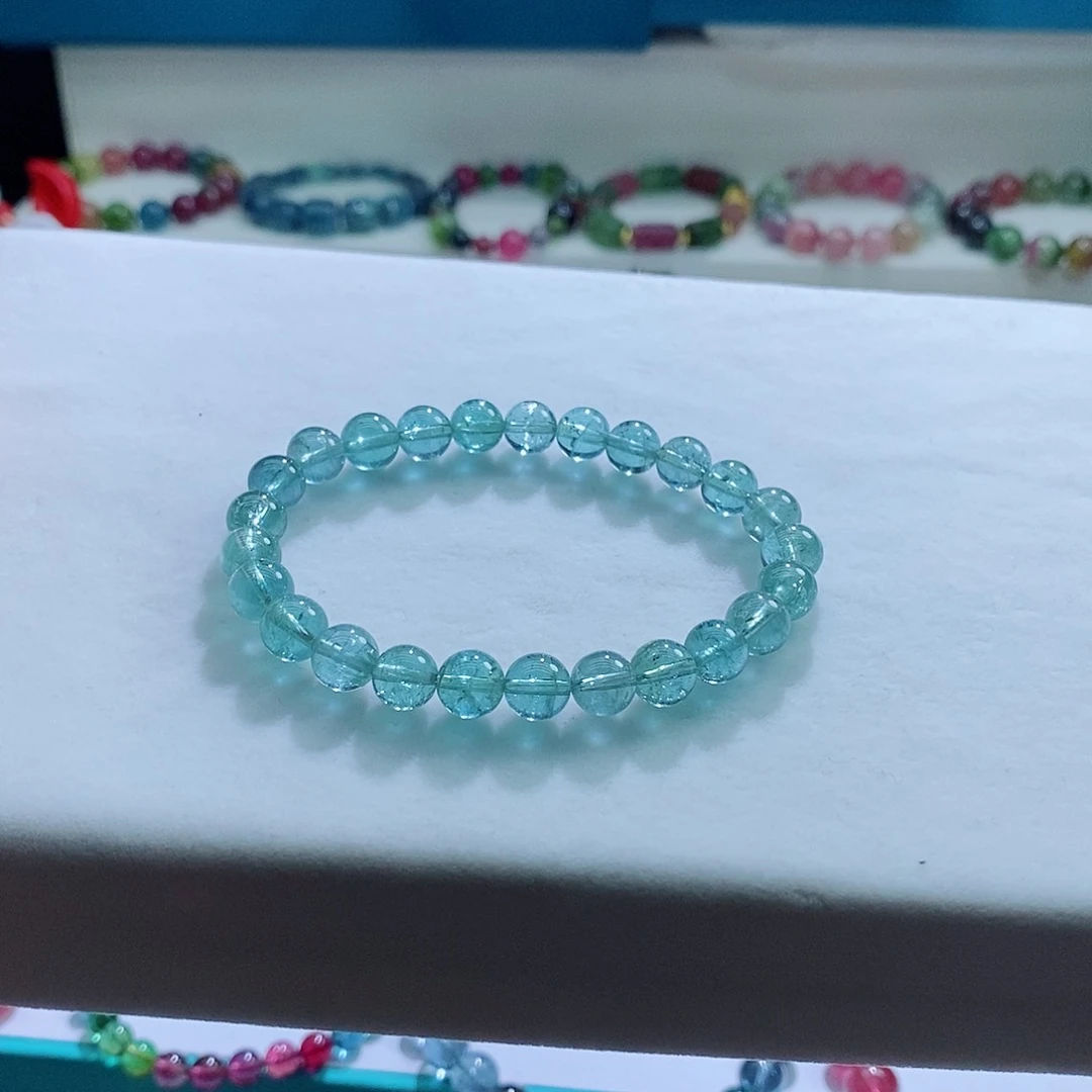 碧玺手链未镶嵌7mm左右